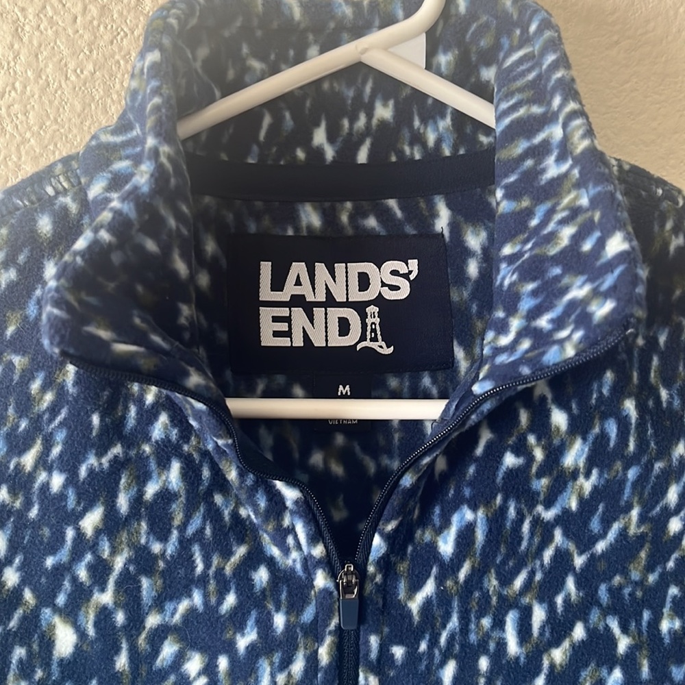 Land’s End fleece pullover, M